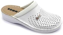 LEON V262 LEON Comfort női bőr klumpa (LEON4186-fehér37)