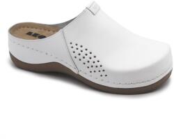 LEON 930 LEON Comfort női bőr klumpa (LEON5405-fehér bakar39)