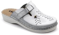 LEON V261 LEON Comfort női bőr klumpa (LEON287-fehér39)