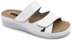LEON 5011 LEON Comfort női bőr papucs (LEON4380-fehér41)