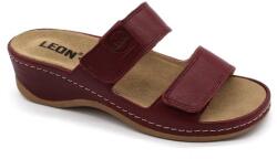 LEON 2020 LEON Comfort női bőr papucs (LEON2546-bordó38)
