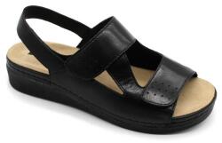 LEON 5020 LEON Comfort női bőr szandál (LEON3592-fekete38)