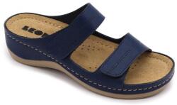 LEON 907 LEON Comfort női bőr papucs (LEON1855-kék36)