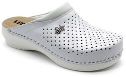 LEON PU100 LEON Comfort női bőr klumpa (LEON86-fehér36)