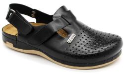 LEON 701 LEON Comfort férfi bőr szandál (LEON28-fekete46)