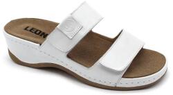 LEON 2020 LEON Comfort női bőr papucs (LEON2546-tört fehér38)