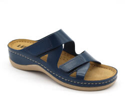 LEON 906 LEON Comfort női bőr papucs (LEON973-kék39)