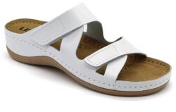 LEON 906 LEON Comfort női bőr papucs (LEON973-fehér36)