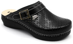LEON PU101 LEON Comfort női bőr klumpa (LEON98-fekete41)