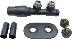 Deante bal oldali termosztatikus radiátorszelep, matt titán AGI_DZL1 (AGI_DZL1)