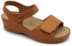 LEON 2024 LEON Comfort női bőr szandál (LEON5670-barna orlando40)
