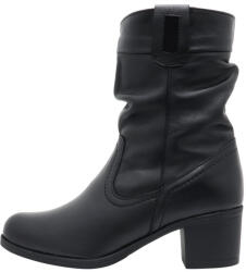 Nicolis Cizme dama, Nicolis, 151810-Negru, casual, piele naturala, scurte, cu toc, negru (Marime: 40)
