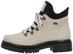 RIEKER Ghete dama, Rieker, Y3158-60-Bej, casual, piele ecologica, impermeabil, imblanite, cu toc, bej (Marime: 37)