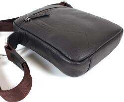 CALDERÓN Calderón A/5-ös sötétbarna bőr válltáska CD1004