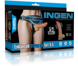 Vibrating Enhanced Strap on Set 8.5'' XS/S/M