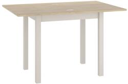  Kihúzható étkezőasztal FLIP 80(160)X80 cm, Cremona Torro tölgy/kašmír