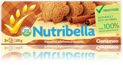 Nutribella keksz fruktózzal fahéjas 105 g - mamavita