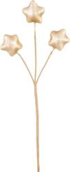 MagicHome Vianoce Ág MagicHome Karácsony, csillagok, arany, 8, 5 cm