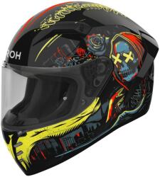 Airoh Cască integrală pentru motocicletă Airoh CONNOR Double Face, negru-galben lucios (AIM140-2638)