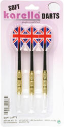 KARELLA Darts Karella buborékfólia 16, 0 gramm (puha hegy) 16 G fekete