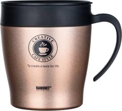 BANQUET Cană termo Banquet TAZZA 330 ml, maro, maro