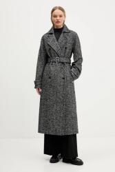 HUGO BOSS kabát gyapjú keverékből fekete, 50547835 - fekete 40