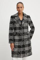 GUESS kabát gyapjú keverékből DOVER fekete, átmeneti, W5RL65 WGWG0 - fekete S