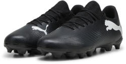 PUMA FUTURE 7 PLAY FG/AG futballcipő PUMA Black White 42 fehér|fekete