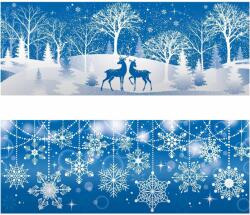 Family Collection Karácsonyi ablakdekor - glitteres, átlátszó - 2 féle Family 58638 (58638)