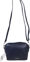 RIALTO fém logós , íves zippes, sötétkék színű, kis bőr divattáska RX354DO-07 - minosegitaska
