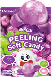  COKOC Peeling Soft Candy Grape Flavor szőlő ízű gumicukor 75g - vegyesbolt