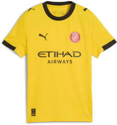 PUMA Gyerek Futball Rövid Ujjú Póló Normál Szabás, Kerek Nyak 25/26 Auswärtstrikot sárga|vörös