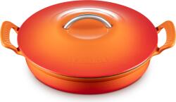 Le Creuset Oală joasă Modern Heritage Gourmet, 28 cm, portocaliu flacără (21701280902430)