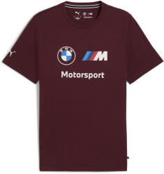 PUMA Férfi Motorkerékpár Versenyzés Rövid Ujjú Póló Logó Essentials Logo Piros PUMA vörös