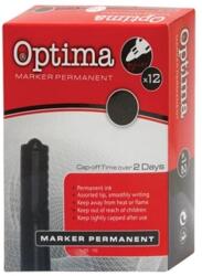 Optima Alkoholos marker OPTIMA kerek fekete (120936) - nyomtassingyen
