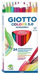 GIOTTO Színes ceruza GIOTTO Colors 3.0 aquarell háromszögletű 24db/készlet (2772 00) - mystock