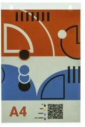 Antra-mark Dokumentumtartó, fali, A4, plexi, álló, ANTRA, átlátszó (4089G) - nyomtassingyen