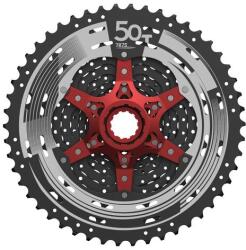 Sunrace CSMX80 11 sebességes fogaskeréksor [fekete-piros, 11-51]