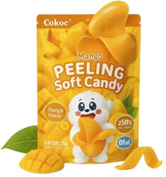  COKOC Peeling Soft Candy Mango ízű hámozható gumicukor 75g - delfinbuvar