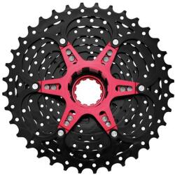 Sunrace CSMX0 10 sebességes fogaskeréksor [fekete-piros, 11-36]