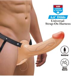 Pretty Landon felcsatolható üreges szilikon dildó férfiaknak - diamondsexshop