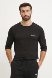 HUGO BOSS hosszú ujjú otthoni viseletre fekete, sima, 50483596 - fekete M