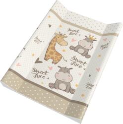  Merev pelenkázó lap rögzítőlábakkal 50 x 70 cm - Sweet time bézs