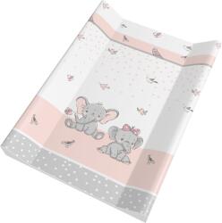  Merev pelenkázó lap rögzítőlábakkal 50 x 70 cm - Rózsaszín Fáncsi