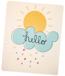  TIMBA Sík pelenkázó lap 61×50 cm, kombi kiságyakhoz - Bézs Hello