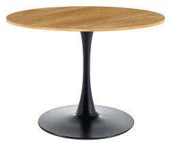  Masa rotunda pentru dining AMADEO II 90x90 cm, decor stejar