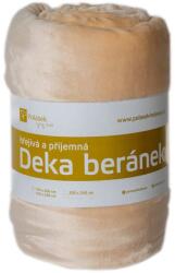 Polášek Mikrofleece takaró báránybőr hatású béléssel - Pezsgőszín | 150 x 200 cm (85540724-c.27-150x200)