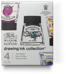 Winsor & Newton Rajztinta készlet 4 db-os - gazdag tónusok Winsor & Newton