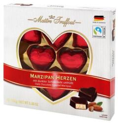  Maitre Truffout Marcipán Szívek Étcsokládé Bevonattal 110g