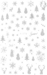  Körömmatrica - F1176 Karácsony White